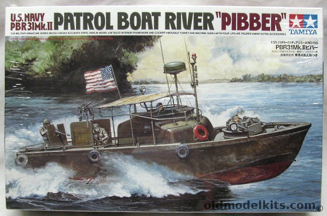 Tamiya 1/35 Pibber PBR 31Mk.II Patrol River Boat, 35150 plastic model kit